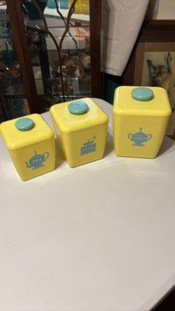 Cannister 3 piece set 50s
