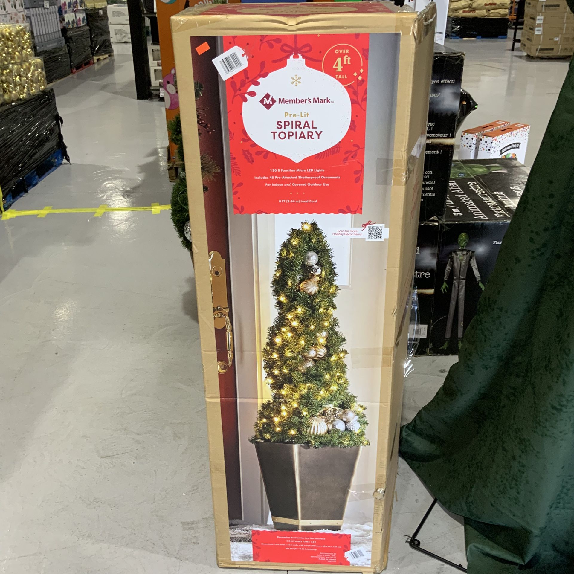 Christmas Spiral Topiary