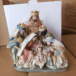 Beautiful 10” Christmas Nativity Scene – Bethlehem Gifts – New
