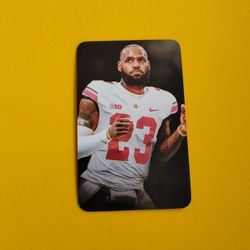 LEBRON JAMES Card Lebron James Football Card Ohio State Football Buckeyes OSU