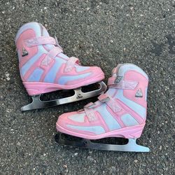 SOFTEC PINKS GIRLS ICE SKATES SZ 3