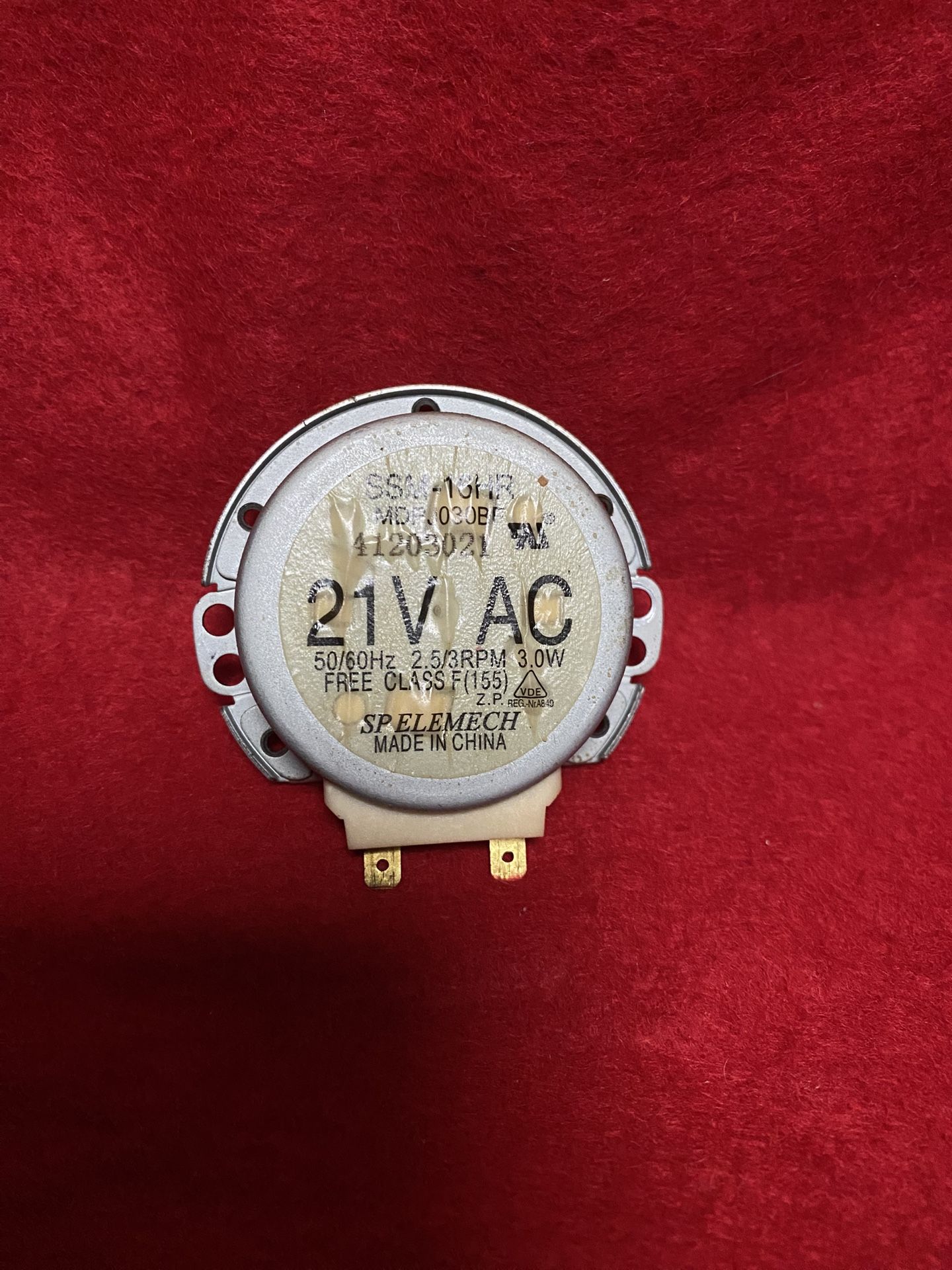 Samsung SSM-16HR 21V AC 50/60HZ 3.0W MDPJ030BF Turntable Motor  