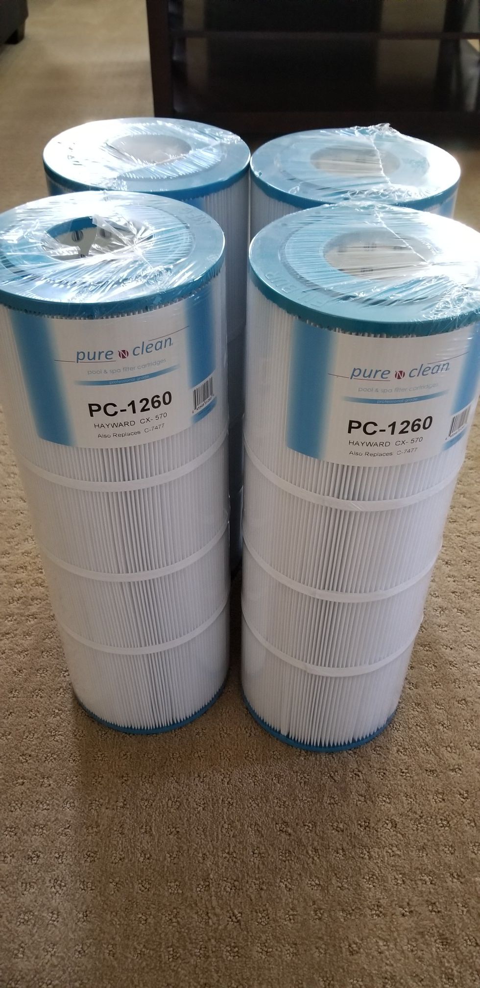 Brand new pool filters
