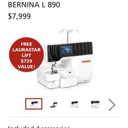 Bernina L 890 Sewing Machine 