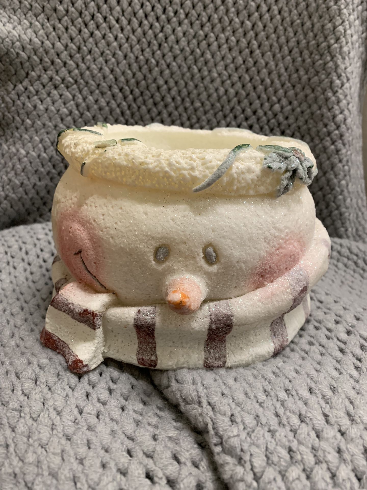 Snowman Three Wick Candle