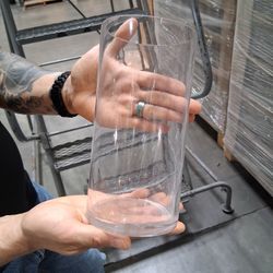 Flower Vases Lots And Lots Round Clear Glass 