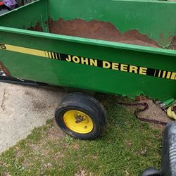 John Deer 15 Cart Dump Rusted Out Bucket 
