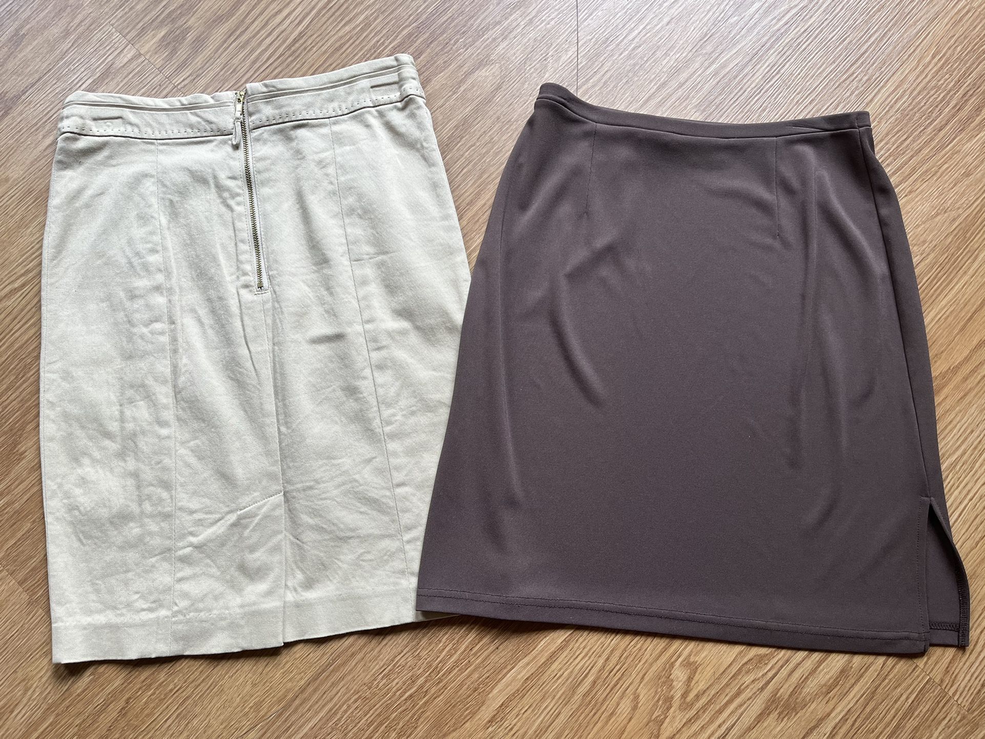 Women’s Work Skirts Dress Size Small / 6 Brown Khaki 