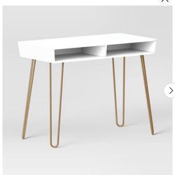 White desk