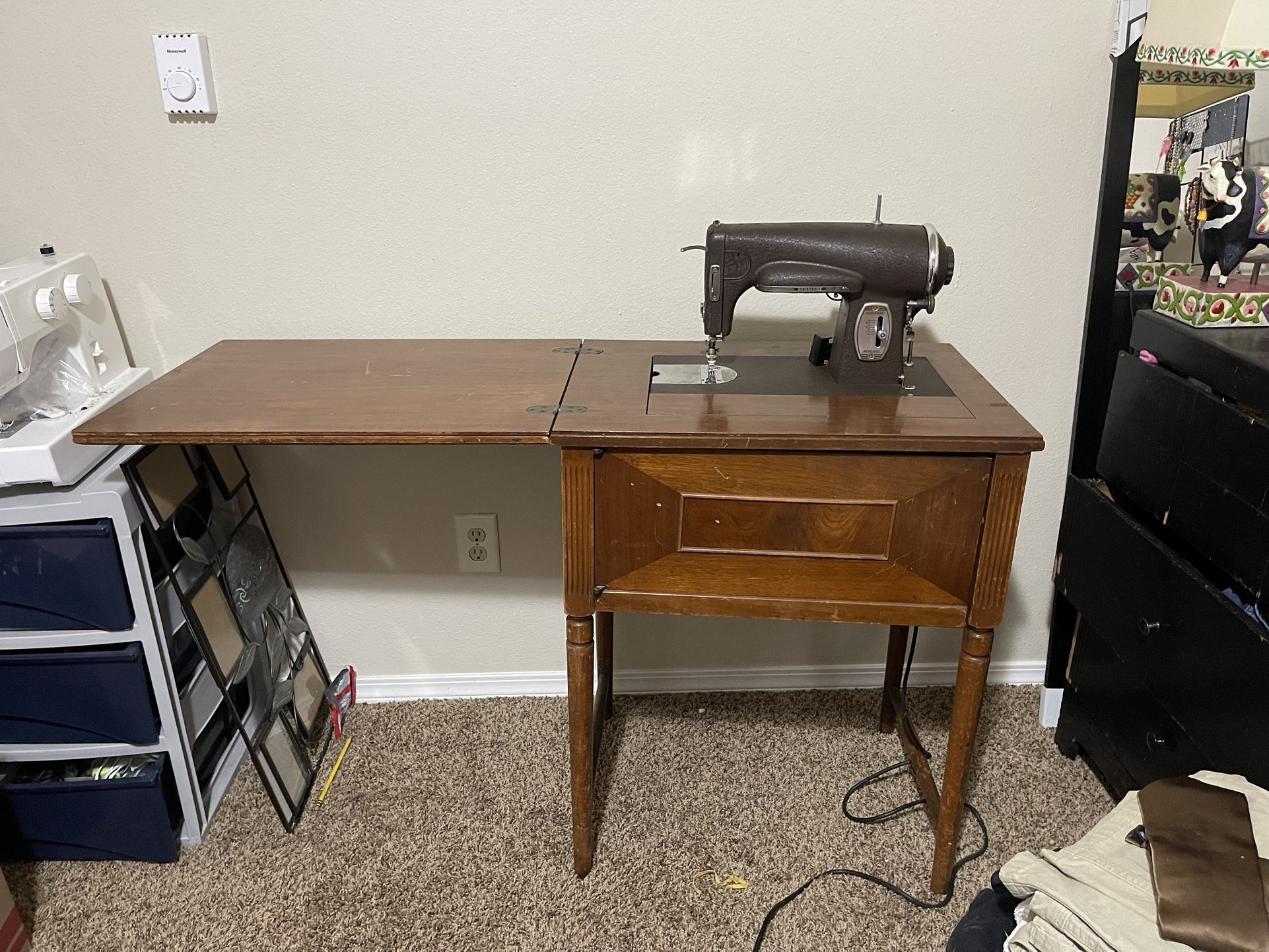 Vintage Kenmore Sewing Table