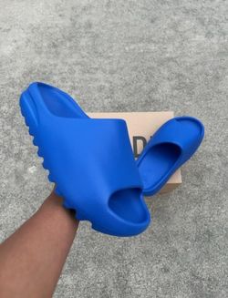 Adidas Yeezy Slides Azure 