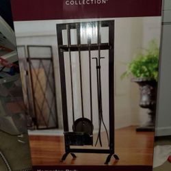 New in box sealed 
Home Decorators Collection Kempston Park 5-Piece Fireplace Tool Set oil Rubbed Bronze finish 
$$30 EACH