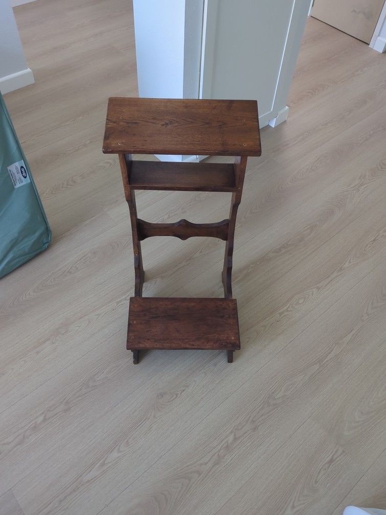 Wooden Prayer Kneeler / Devotional Stand – Solid Wood