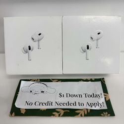 Apple Airpods Pro 2 Wireless Earbuds New - Pay $1 To Take It Home Today and pay the rest later.