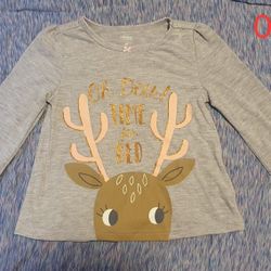Simple Joys by Carter's Deer Shirt, size 4T, (0259)