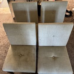 Set Of 4 Dining Table Chairs 