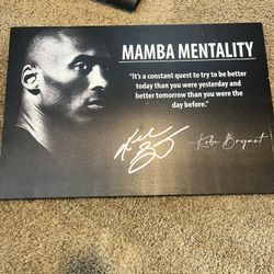 Kobe Bryant Quote Canvas
