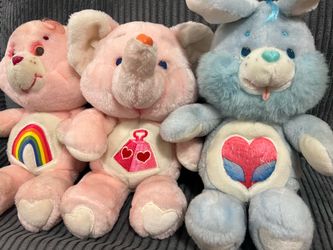 1980s vintage Carebear plush bundle