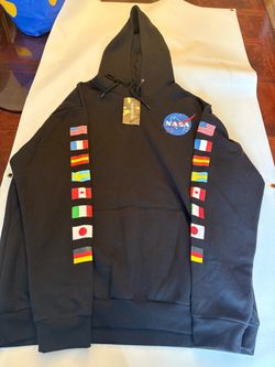 NASA International Flags Pullover Hoodie XL