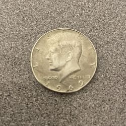 1969 Mint Kennedy Half Dollar