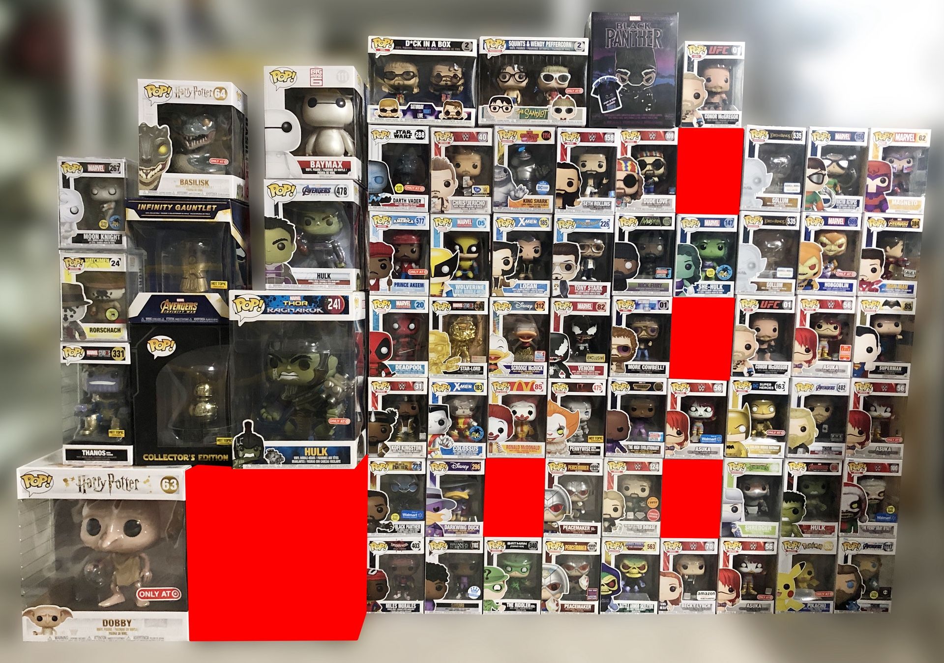 Various Funko Pops (worth $2500+)