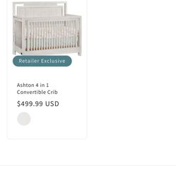 Baby Crib with mattress 