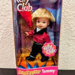 Ringmaster Tommy Doll Kelly Club Brother of Ken Megaphone 2000 NIB 28385 Vintage Mattel Barbie