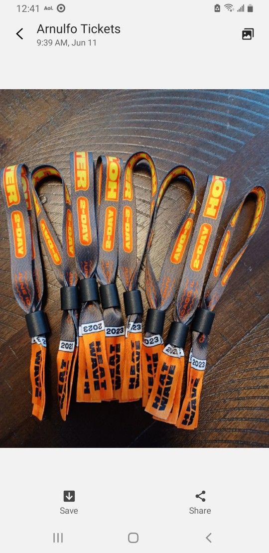 HEATWAVE WRISTBANDS!!!