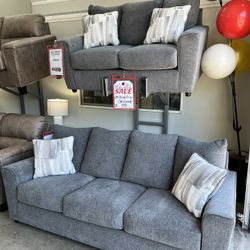 2pc Sofa And Loveseat Set 