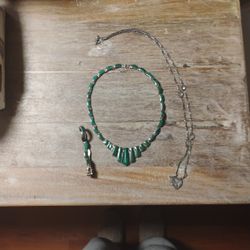 Antique Jewelry Necklace And Bracelet 