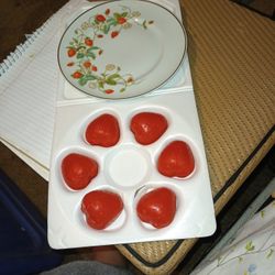 Strawberry Plate With Soap