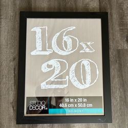 16”x20” Black Frame