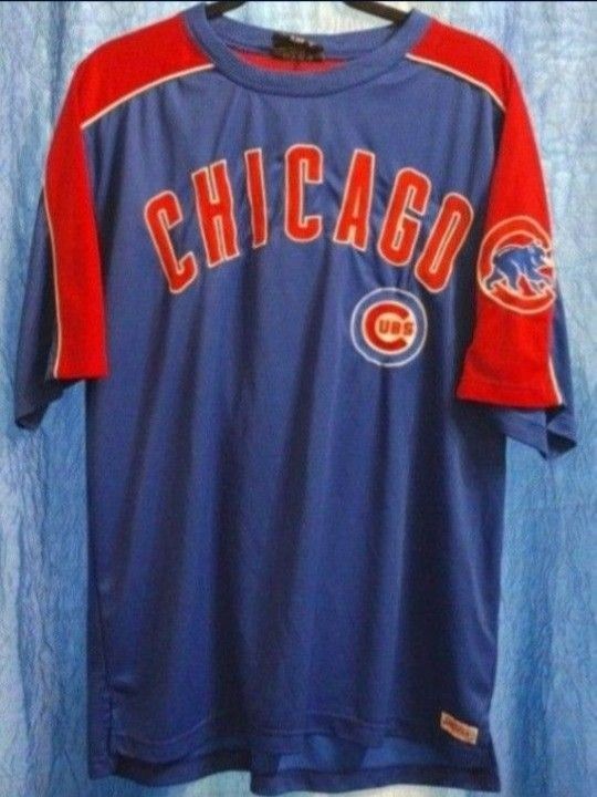 Chicago Cubs Size Large "PULLOVER WARMUP" Jersey By Stitches (Gently Used)😇 EXCELLENT CONDITION!👀🤯 Please Read Description.