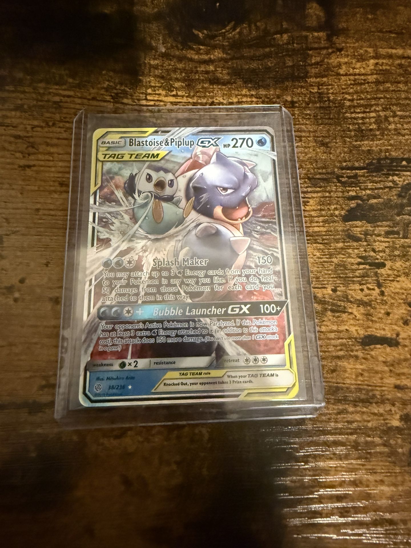 Blastoise And Piplup Tag Team