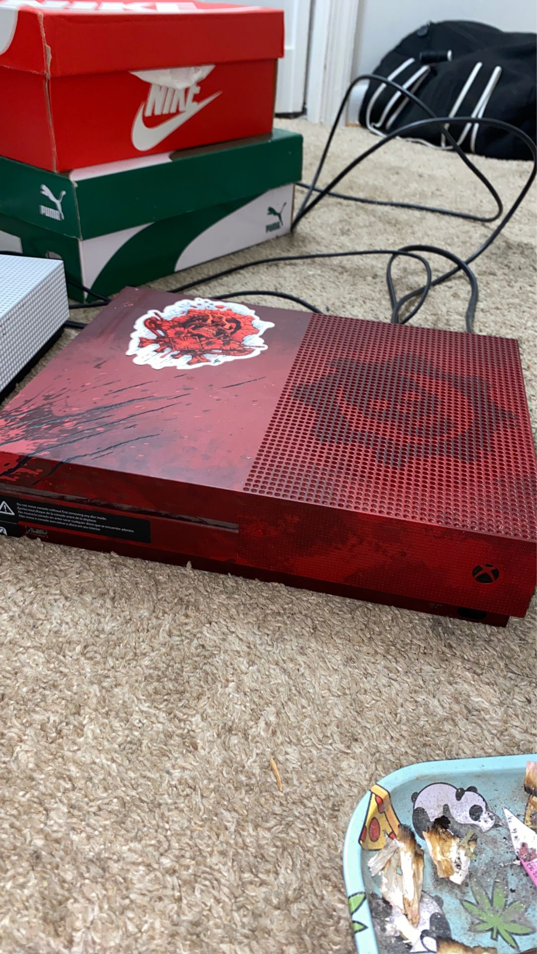 Designed Xbox One X red For $185 ( No controller/ One game)