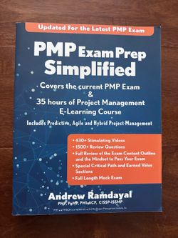 PMP Exam Prep Simplified Andrew Ramdayal 6th Printing 2023 Book Study Guide