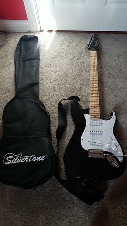 Silvertone electric guitar