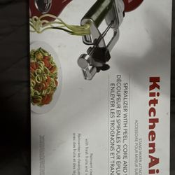 kitchenaid spiralizer with peel core and slice