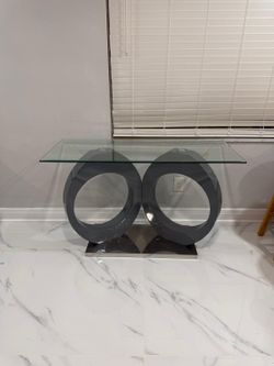 Glass tables