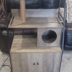 CAT FURNITURE W LITTER ENCLOSURE 