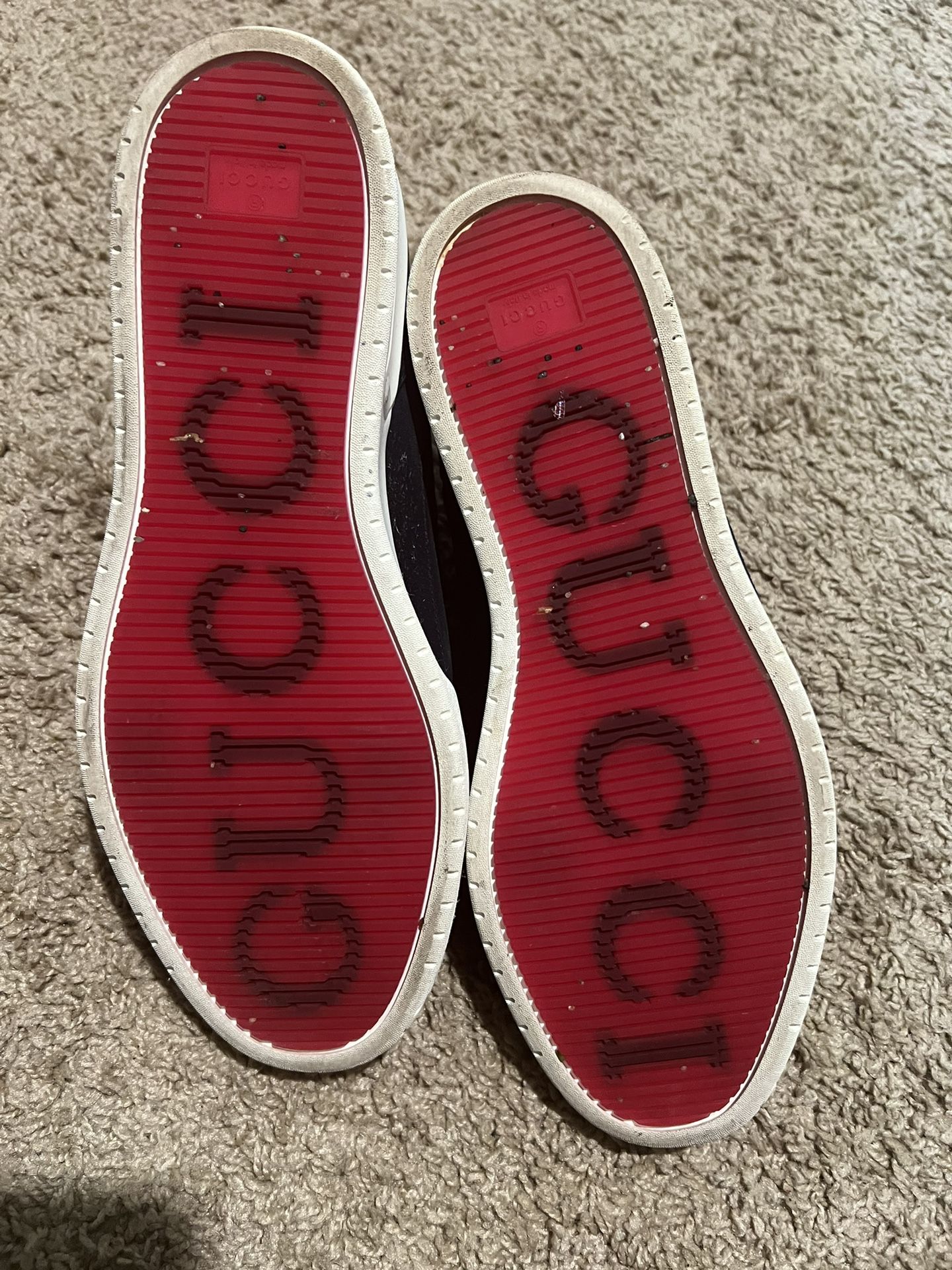 Men’s Gucci Red Bottom Sneakers