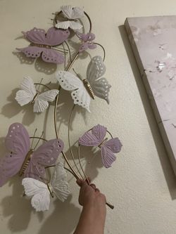 Butterfly's Pink White