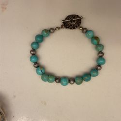 Genuine Turquoise Bracelet From New Mexico