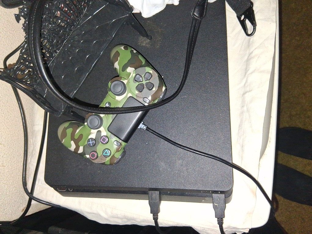 PS4 and 2 Controllers