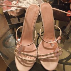 Pink Butterfly Heels