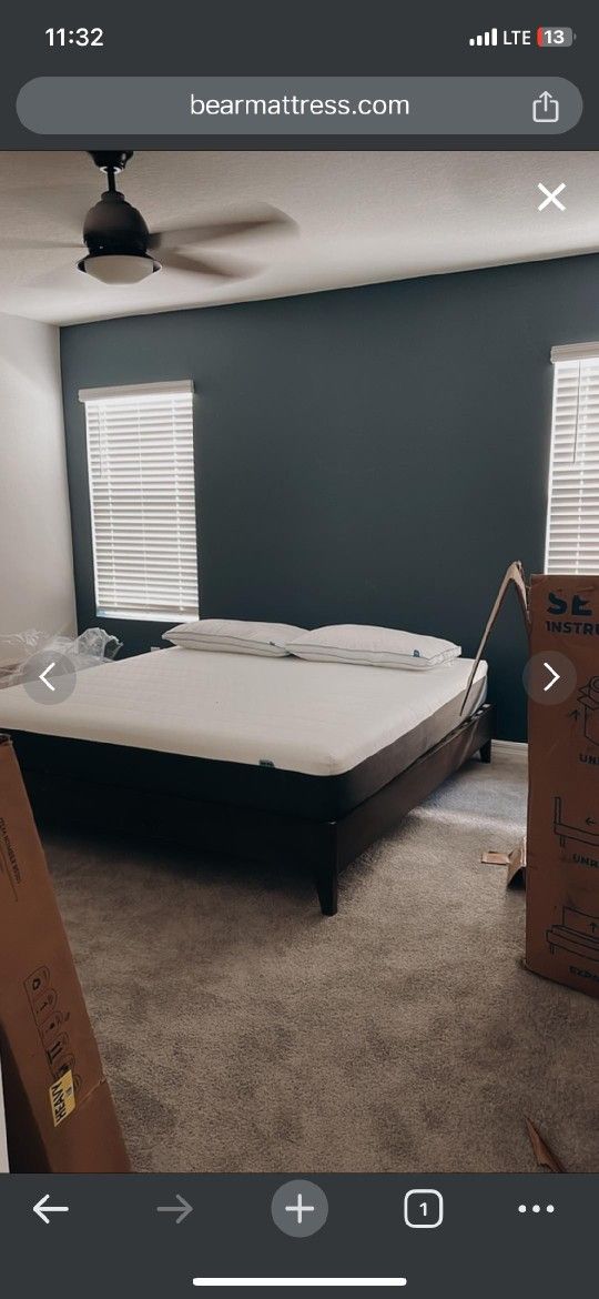 Bear Queen Mattress Bed/ Bedframe