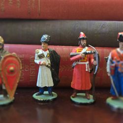 Set a four collectible Russian Toy Soldiers-3” -64th St &Bell