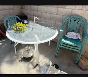 Table and chair