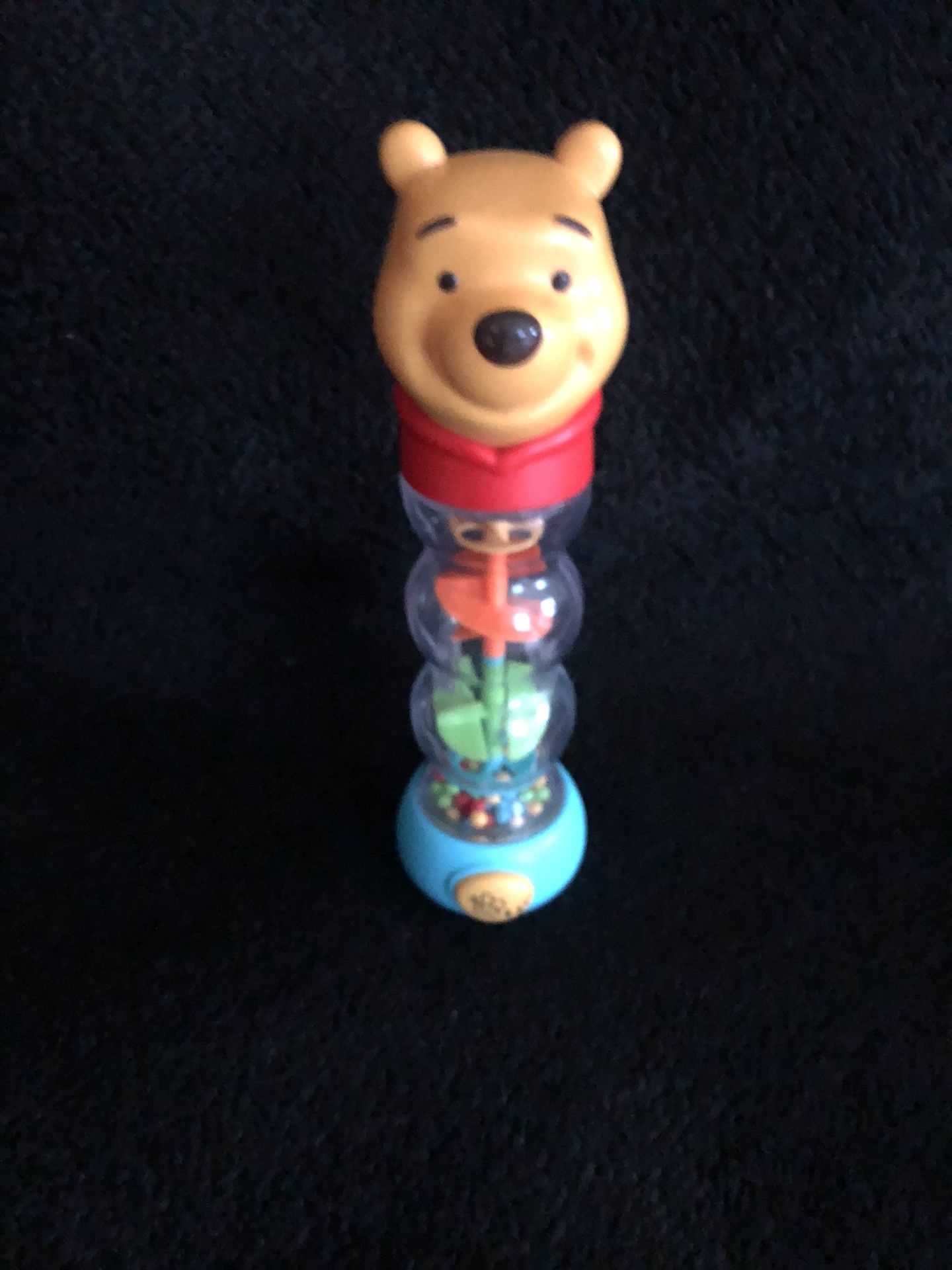 Disney baby, Winnie the Pooh, rainmaker sounds, light, rattle toy