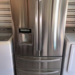 Kenmore Stainless Steel Refrigerator And Freezer